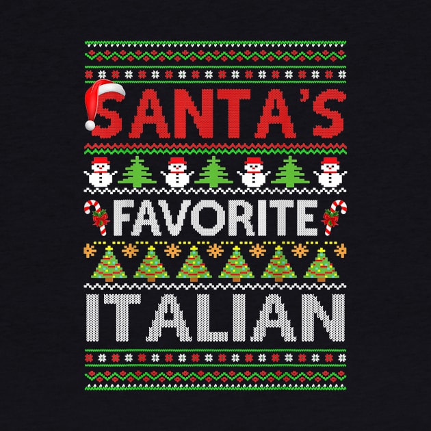 santas favorite italian ugly christmas by Bagshaw Gravity